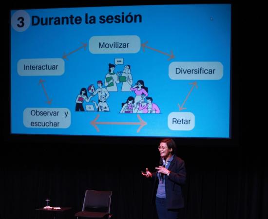 Miembros del CUTLAJO presentando en el Innova Forum